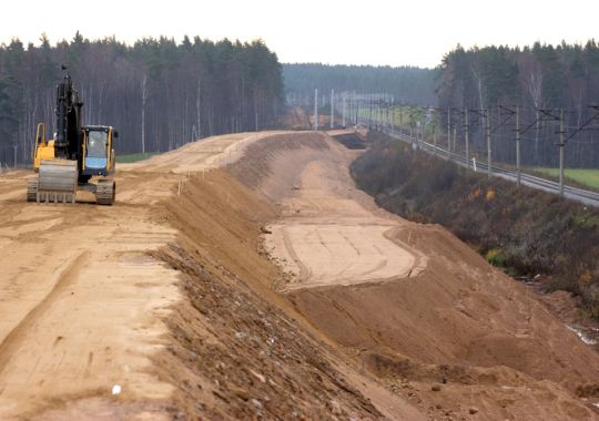 Организация подстилающих насыпей