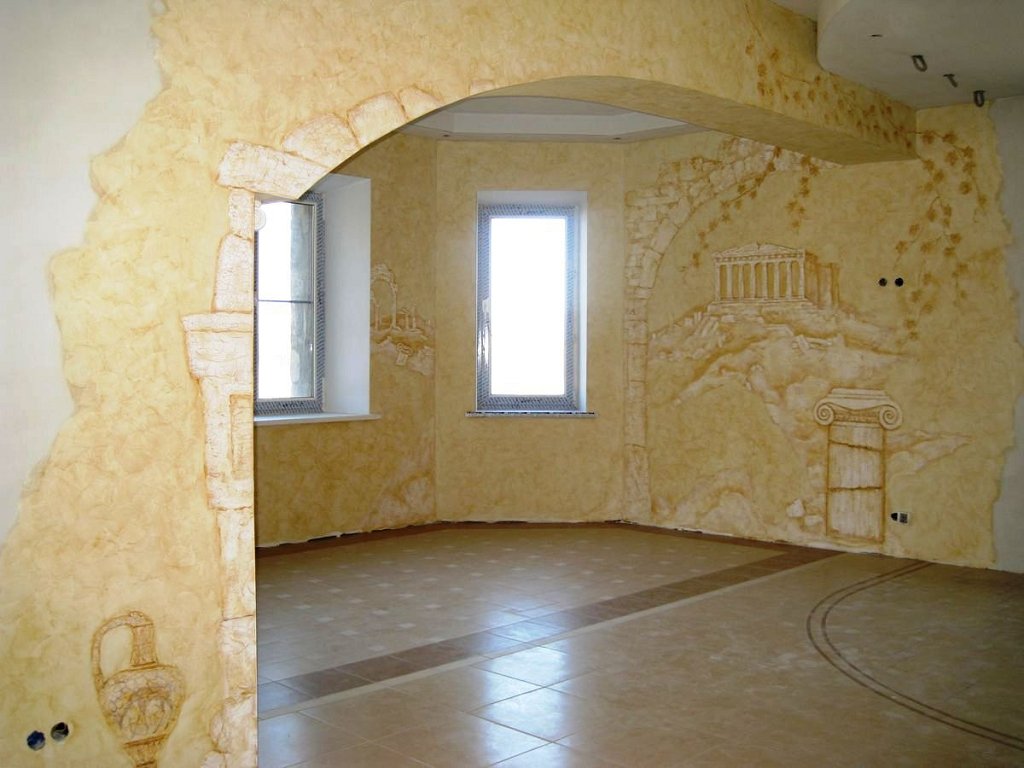 Декоративные, структурные штукатурки