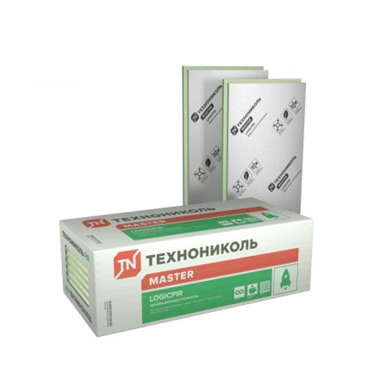 Плита теплоизоляционная ТехноНИКОЛЬ LogicPir Ф/Ф L 1190х590х30 (8шт/уп)