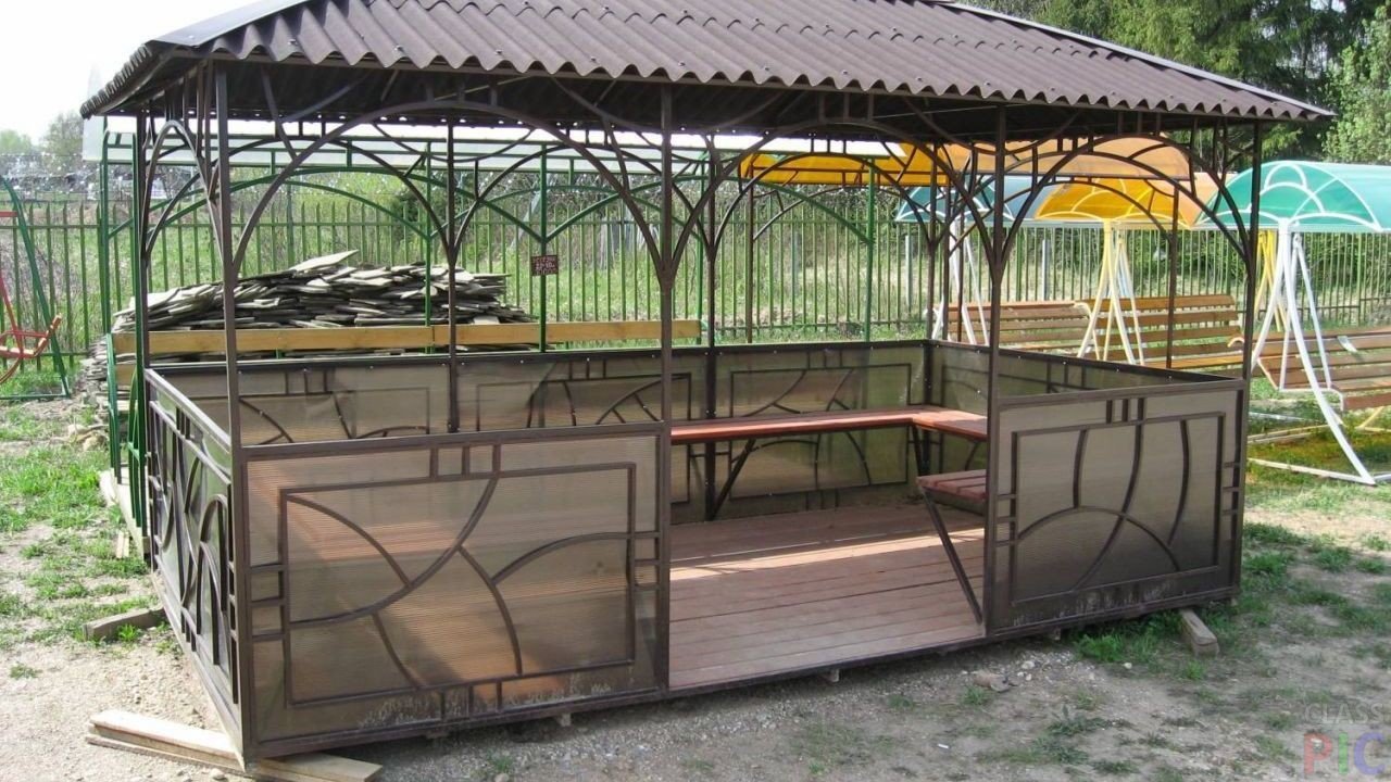 Беседки из поликарбоната — Вид 11