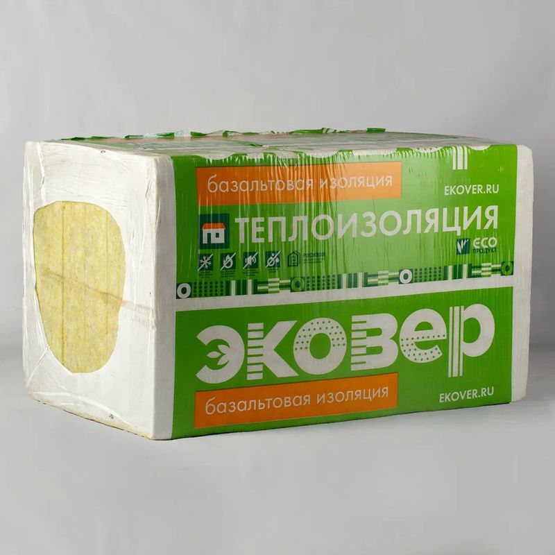 Утеплитель Эковер Лайт 45 кг/м³ 36λ (1000х600х50мм) 12 шт/уп